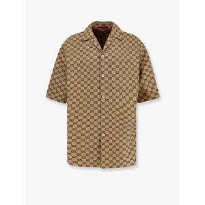 Gucci Men Gg Fabric Shirt